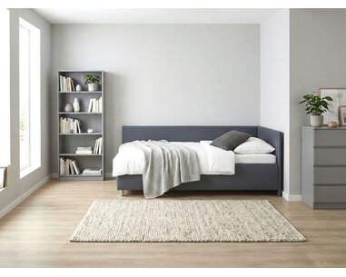 Zvýšená čaluná postel s úložným prostorem Ryana, 120x200 Zvýšená čaluná postel s úložným prostorem Ryana, 120x200