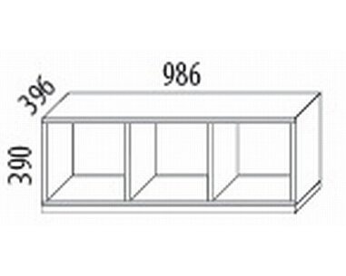 Regál D617,smrk Regál D617,smrk
