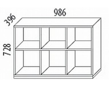 Regál D618, smrk Regál D618, smrk