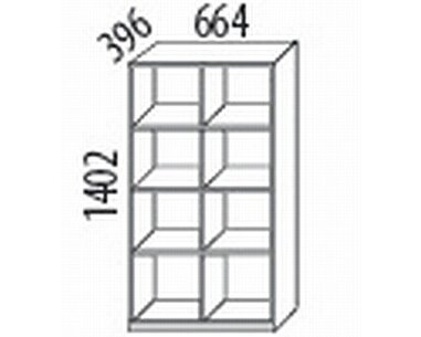 Regál D620,smrk Regál D620,smrk