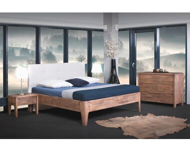 Manželská postel z masivu Fantazie F304, masiv buk Manželská postel z masivu Fantazie F304, masiv buk