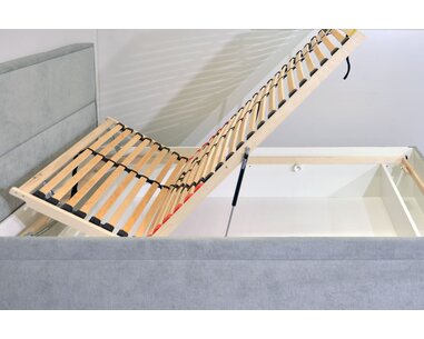 Čalouněná postel s úložným prostorem Marila, 140x200 cm Čalouněná postel s úložným prostorem Marila, 140x200 cm