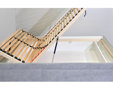 Čalouněná postel s úložným prostorem Litera, 120x200 cm Čalouněná postel s úložným prostorem Litera, 120x200 cm