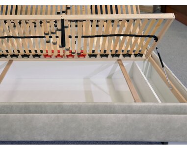 Zvýšená čalouněná postel s úložným prostorem Litera Zvýšená čalouněná postel s úložným prostorem Litera