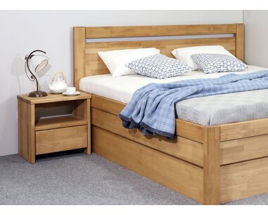 Noční stolek CAMPUS, masiv buk Noční stolek CAMPUS, masiv buk