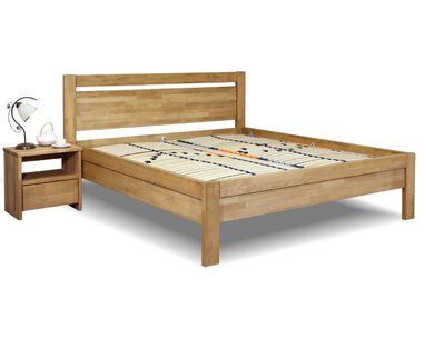 Zvýšená postel z masivu Klementin, masiv buk Zvýšená postel z masivu Klementin, masiv buk