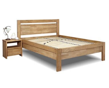Zvýšená postel z masivu Klementin, 140x200, masiv buk Zvýšená postel z masivu Klementin, 140x200, masiv buk