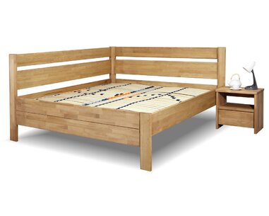 Zvýšená postel z masivu Academia, masiv buk Zvýšená postel z masivu Academia, masiv buk