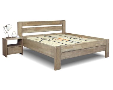 Zvýšená postel dvoulůžko z masivu Primátor, masiv buk Zvýšená postel dvoulůžko z masivu Primátor, masiv buk