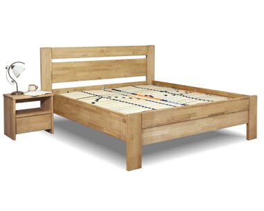Zvýšená postel dvoulůžko z masivu Orfeus, masiv buk Zvýšená postel dvoulůžko z masivu Orfeus, masiv buk