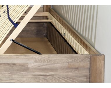 Postel s úložným prostorem Mistral, 80x200, 90x200, masiv buk Postel s úložným prostorem Mistral, 80x200, 90x200, masiv buk