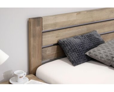 Postel s úložným prostorem Mistral, 140x200, masiv buk Postel s úložným prostorem Mistral, 140x200, masiv buk