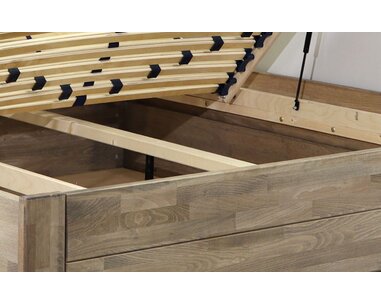 Postel s úložným prostorem Mistral, 140x200, masiv buk Postel s úložným prostorem Mistral, 140x200, masiv buk