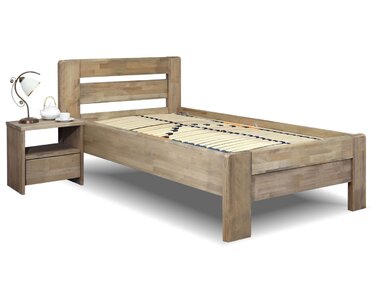 Zvýšená postel z masivu Primátor, 80x200, 90x200, masiv buk Zvýšená postel z masivu Primátor, 80x200, 90x200, masiv buk