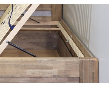 Zvýšená postel s úložným prostorem Primátor, 80x200, 90x200, masiv buk Zvýšená postel s úložným prostorem Primátor, 80x200, 90x200, masiv buk