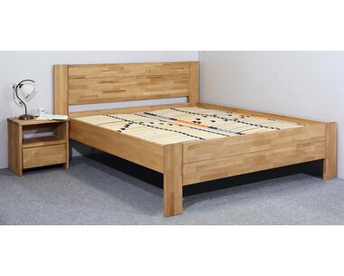 Zvýšená postel z masivu Trinity 2, masiv buk Zvýšená postel z masivu Trinity 2, masiv buk