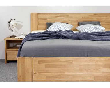 Zvýšená postel z masivu Trinity 2, masiv buk Zvýšená postel z masivu Trinity 2, masiv buk