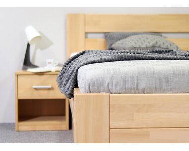 Postel z masivu Trinity, 80x200, 90x200, masiv buk Postel z masivu Trinity, 80x200, 90x200, masiv buk