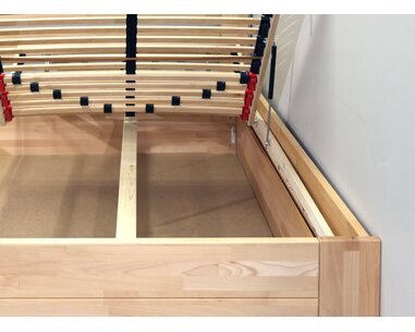 Postel s úložným prostorem Trinity, masiv buk, 140x200 Postel s úložným prostorem Trinity, masiv buk, 140x200