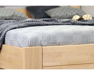 Postel s úložným prostorem Trinity, 120x200, masiv buk Postel s úložným prostorem Trinity, 120x200, masiv buk