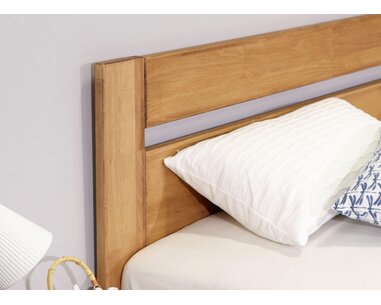 Postel z masivu Academia, 120x200, masiv buk, Pravá Postel z masivu Academia, 120x200, masiv buk, Pravá