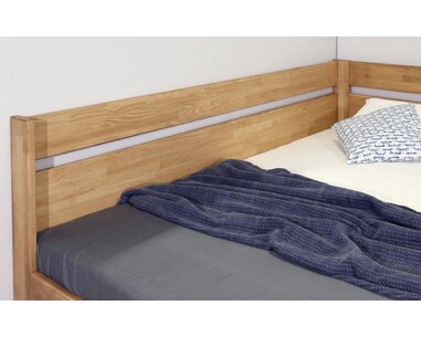 Postel s úložným prostorem Academia, 120x200, masiv buk, Levá Postel s úložným prostorem Academia, 120x200, masiv buk, Levá