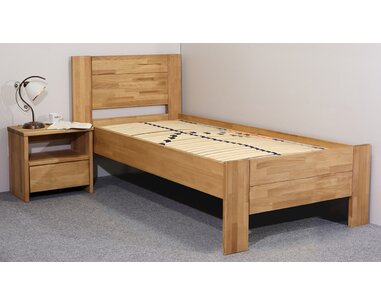 Postel z masivu Trinity 2, 120x200, masiv buk Postel z masivu Trinity 2, 120x200, masiv buk