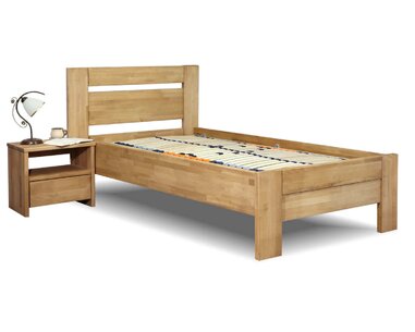 Zvýšená postel z masivu Orfeus, 120x200, masiv buk Zvýšená postel z masivu Orfeus, 120x200, masiv buk