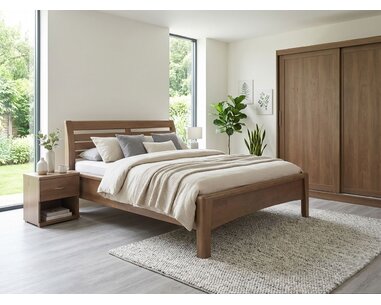 Foto ložnice - postel dvoulůžko z masivu Constanta Foto ložnice - postel dvoulůžko z masivu Constanta