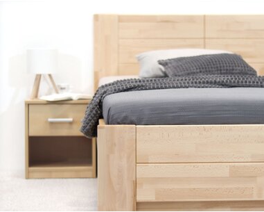 Čelo - dvoulůžko z masivu Energy, masiv buk Čelo - dvoulůžko z masivu Energy, masiv buk