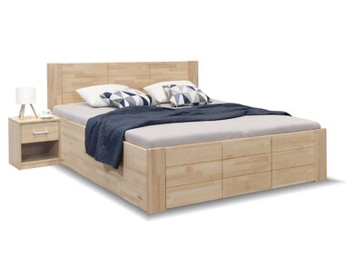 Postel z masivu buku s úložným prostorem Energy Box Postel z masivu buku s úložným prostorem Energy Box