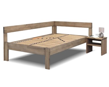 postel jednolůžko Tiffany 120x200, masiv buk, Levá postel jednolůžko Tiffany 120x200, masiv buk, Levá
