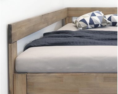 postel jednolůžko Tiffany 120x200, masiv buk, Levá postel jednolůžko Tiffany 120x200, masiv buk, Levá