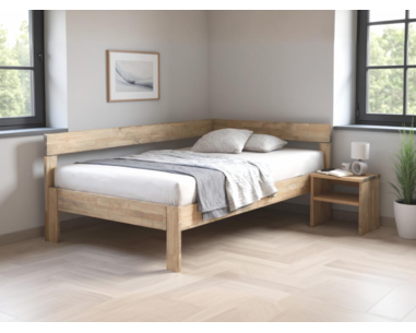 postel jednolůžko Tiffany 120x200, masiv buk, Levá postel jednolůžko Tiffany 120x200, masiv buk, Levá