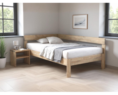 postel jednolůžko Tiffany 120x200, masiv buk, Pravá postel jednolůžko Tiffany 120x200, masiv buk, Pravá