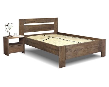 Zvýšená postel z masivu Trinity, 140x200, masiv dub Zvýšená postel z masivu Trinity, 140x200, masiv dub