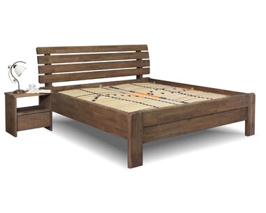 Zvýšená postel z masivu Odysea, masiv dub Zvýšená postel z masivu Odysea, masiv dub