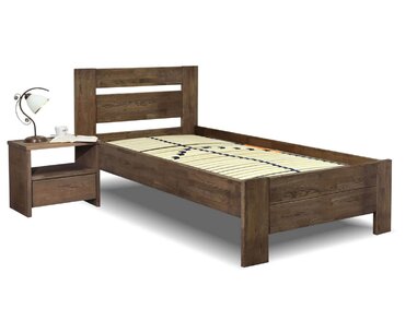 Postel z masivu Trinity, 120x200, masiv dub Postel z masivu Trinity, 120x200, masiv dub