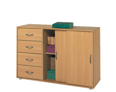 Komoda-prádelník IA1503A, lamino buk Komoda-prádelník IA1503A, lamino buk