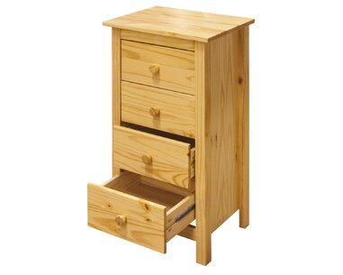 Komoda 4 zásuvková 8098, masiv borovice Komoda 4 zásuvková 8098, masiv borovice