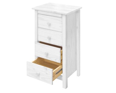 Komoda 4 zásuvková 8098B, masiv borovice Komoda 4 zásuvková 8098B, masiv borovice