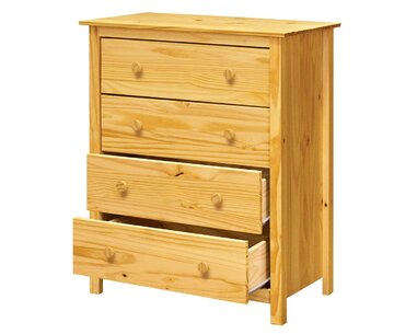 Komoda - 4 zásuvková IA9132, masiv borovice Komoda - 4 zásuvková IA9132, masiv borovice