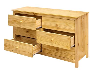 Komoda 6 zásuvková IA9133, masiv borovice Komoda 6 zásuvková IA9133, masiv borovice