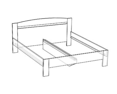 Zvýšená postel jednolůžko Maria 140x200 Zvýšená postel jednolůžko Maria 140x200