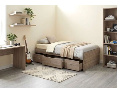 Vyvýšená válenda s úložným prostorem BETA, 90x200cm Vyvýšená válenda s úložným prostorem BETA, 90x200cm