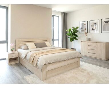 Rozšířená postel dvoulužko s úložným prostorem CANARIA 200x200 Rozšířená postel dvoulužko s úložným prostorem CANARIA 200x200