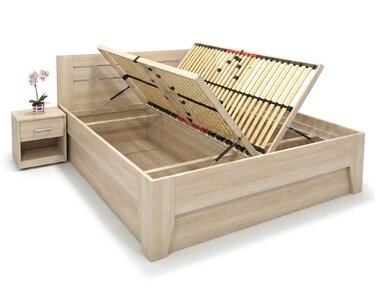 Rozšířená postel dvoulužko s úložným prostorem CANARIA 200x200 Rozšířená postel dvoulužko s úložným prostorem CANARIA 200x200