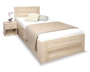 Zvýšená postel s úložným prostorem CANARIA, 120x210 Zvýšená postel s úložným prostorem CANARIA, 120x210