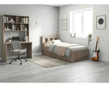 Postel jednolůžko s úložným prostorem MALAGA, boční výklop Postel jednolůžko s úložným prostorem MALAGA, boční výklop