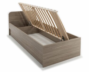 Postel jednolůžko s úložným prostorem OTO, boční výklop Postel jednolůžko s úložným prostorem OTO, boční výklop